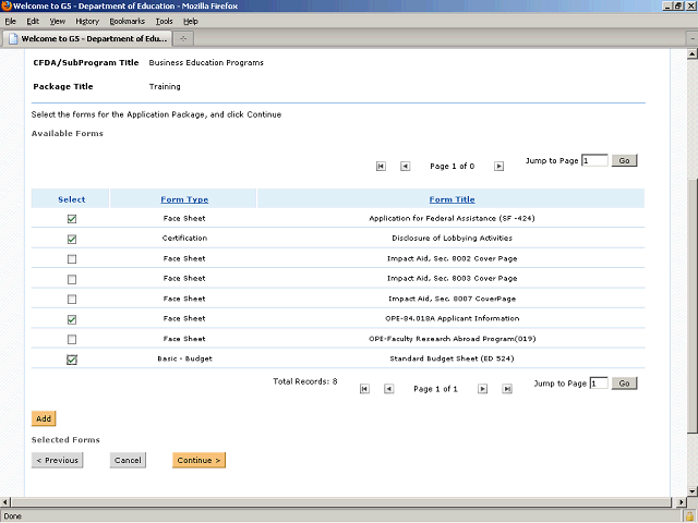 Screen image of this step