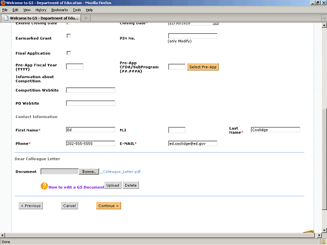 Screen image of this step