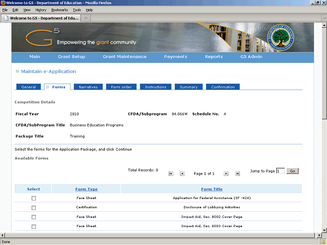 Screen image of this step