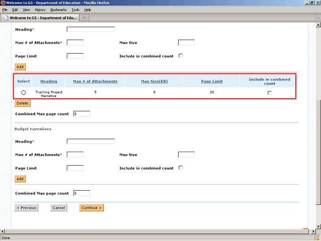 Screen image of this step