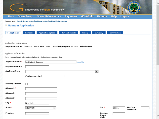 Screen image of this step