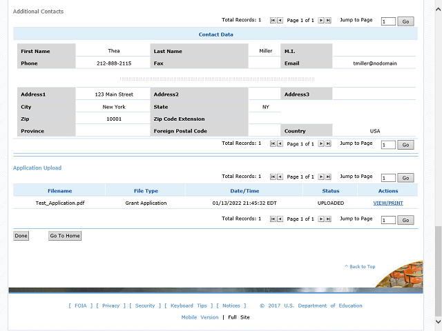 Screen image of this step