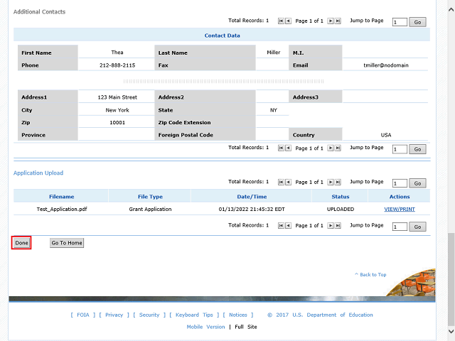 Screen image of this step