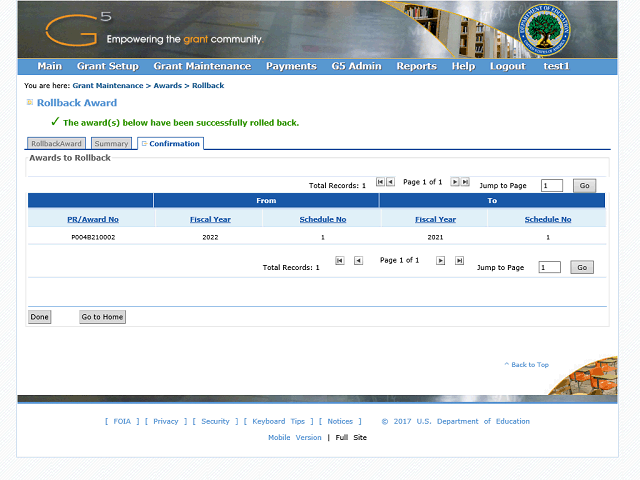 Screen image of this step
