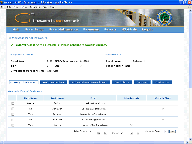 Screen image of this step