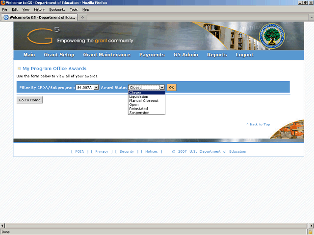 Screen image of this step