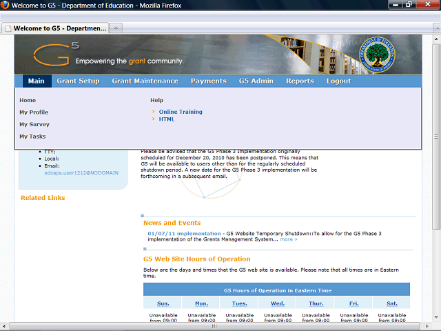 Screen image of this step