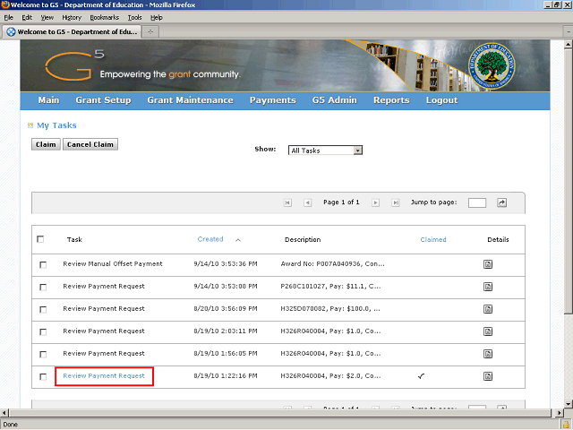 Screen image of this step