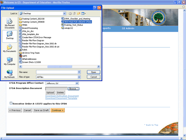 Screen image of this step