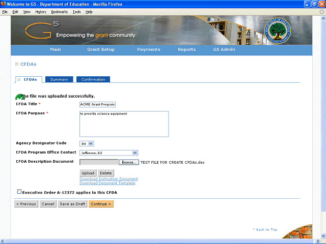 Screen image of this step