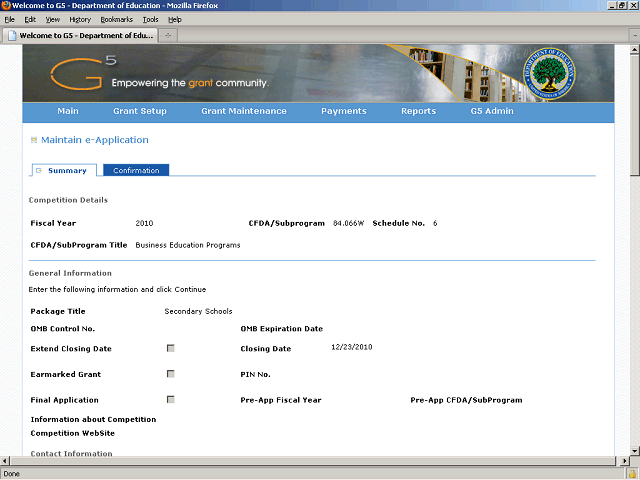 Screen image of this step