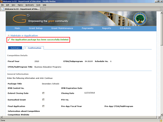 Screen image of this step