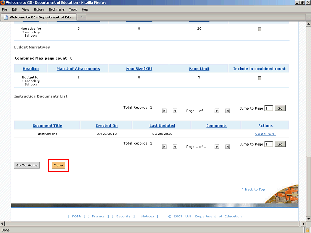 Screen image of this step
