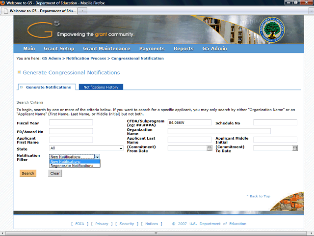 Screen image of this step