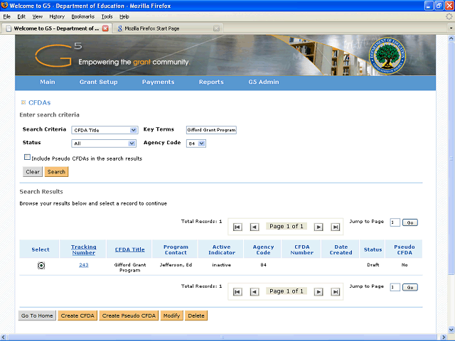 Screen image of this step