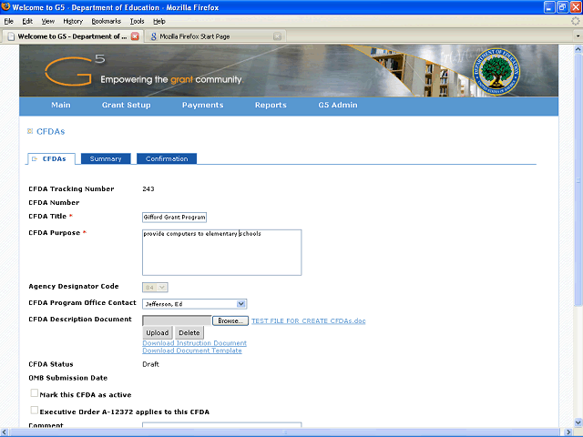Screen image of this step
