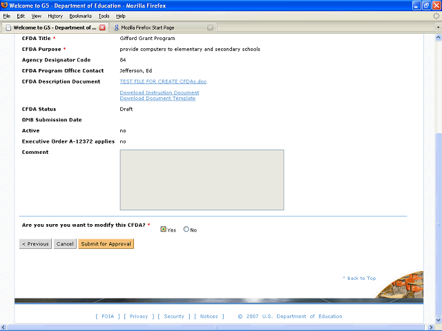 Screen image of this step
