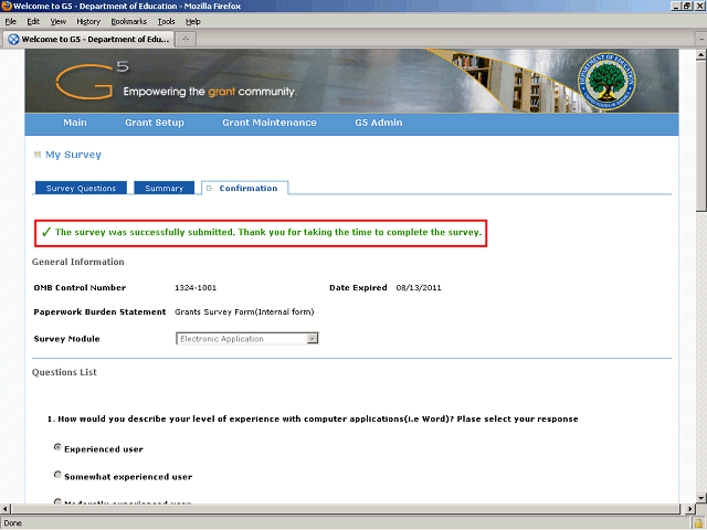 Screen image of this step