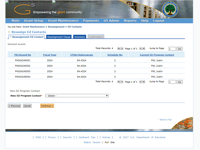 Screen image of this step
