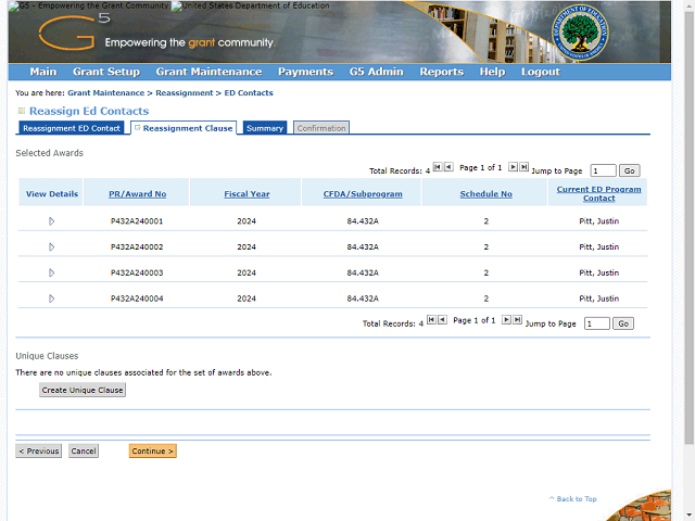 Screen image of this step