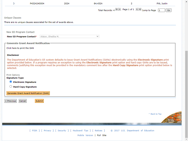Screen image of this step