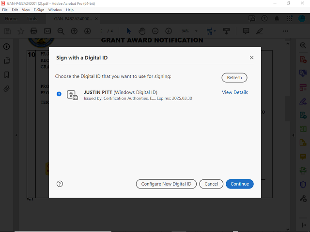 Screen image of this step