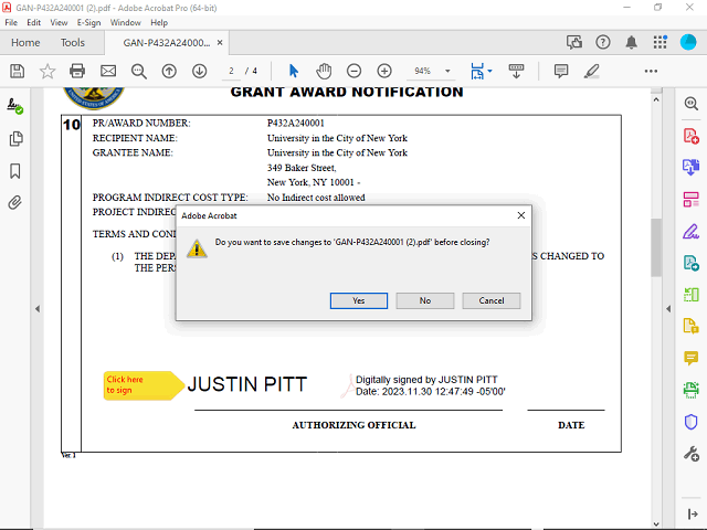 Screen image of this step
