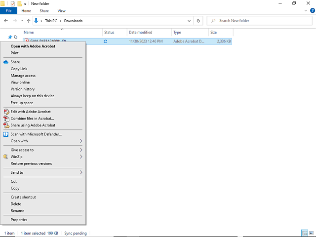 Screen image of this step