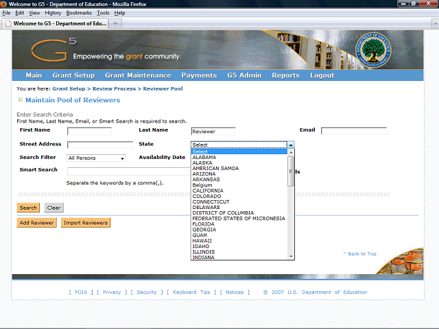 Screen image of this step