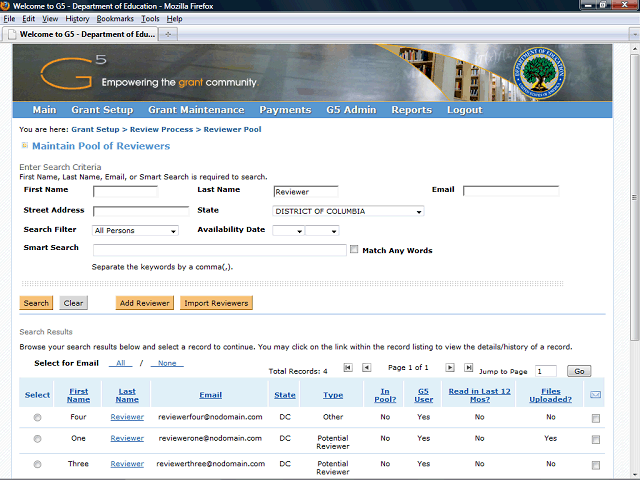 Screen image of this step