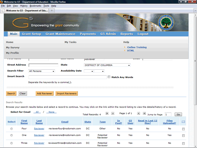 Screen image of this step