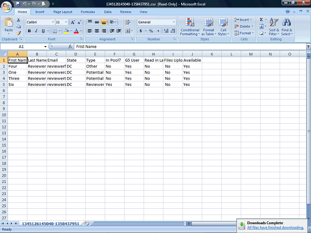 Screen image of this step