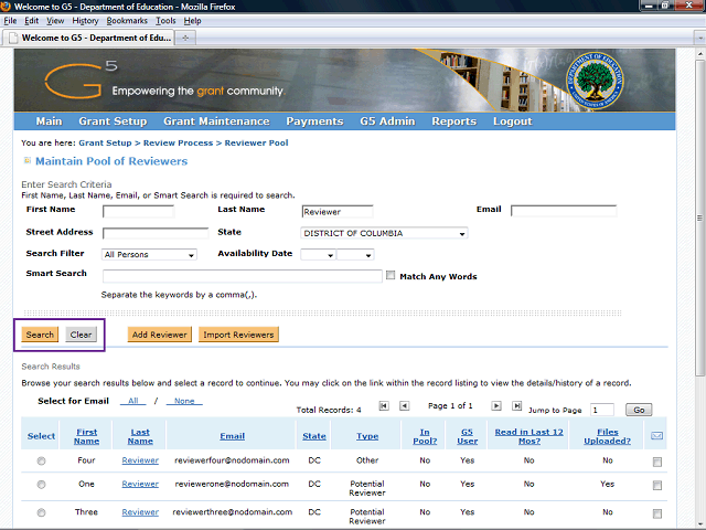 Screen image of this step
