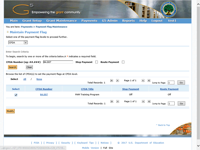 Screen image of this step