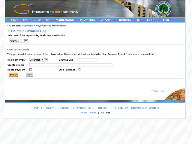 Screen image of this step