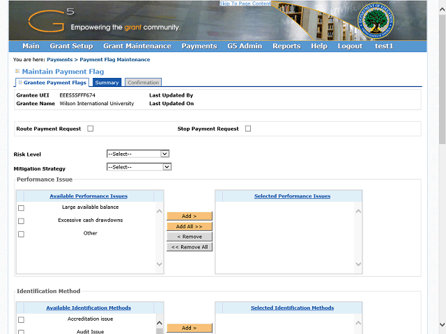 Screen image of this step