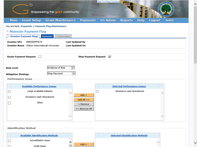 Screen image of this step