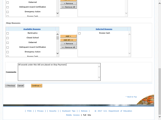 Screen image of this step
