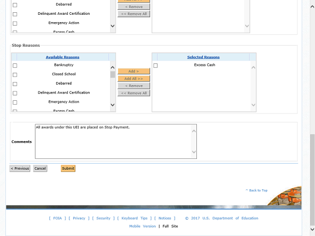 Screen image of this step