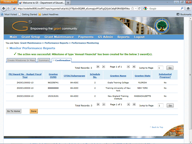 Screen image of this step