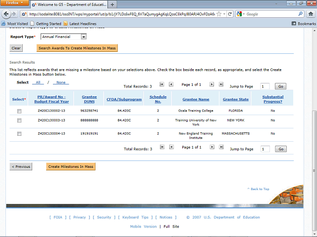 Screen image of this step