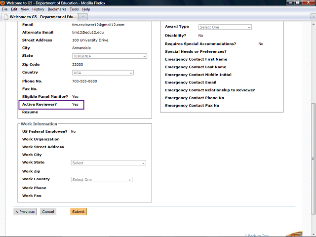 Screen image of this step