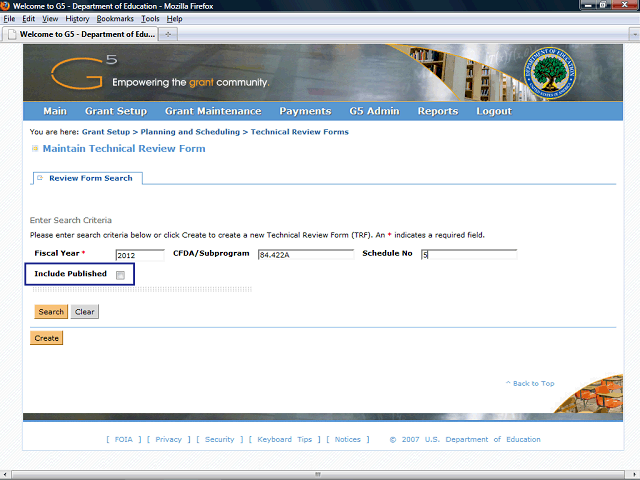 Screen image of this step