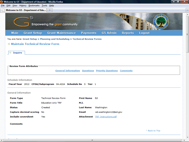 Screen image of this step