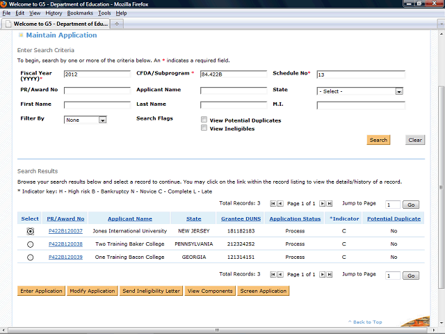 Screen image of this step