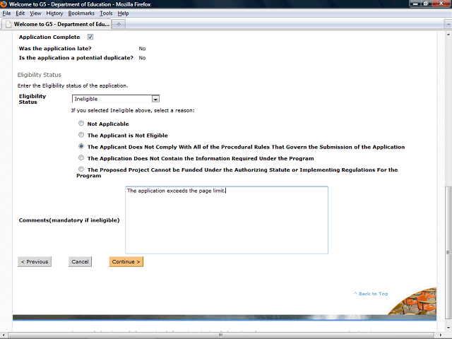 Screen image of this step