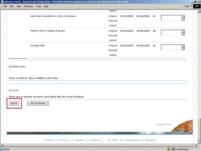 Screen image of this step