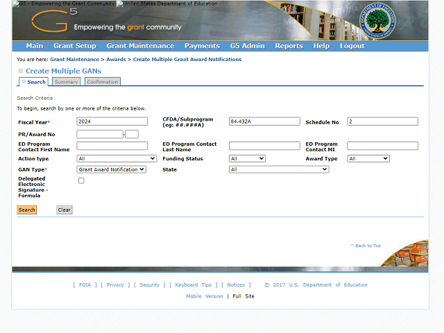 Screen image of this step