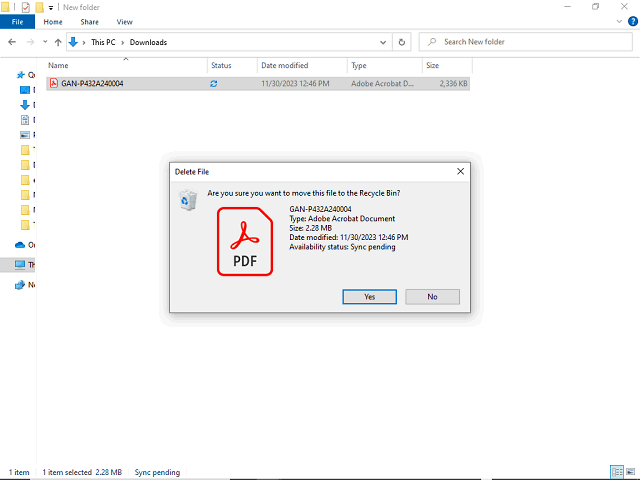 Screen image of this step