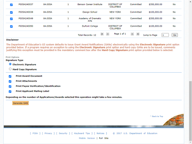 Screen image of this step